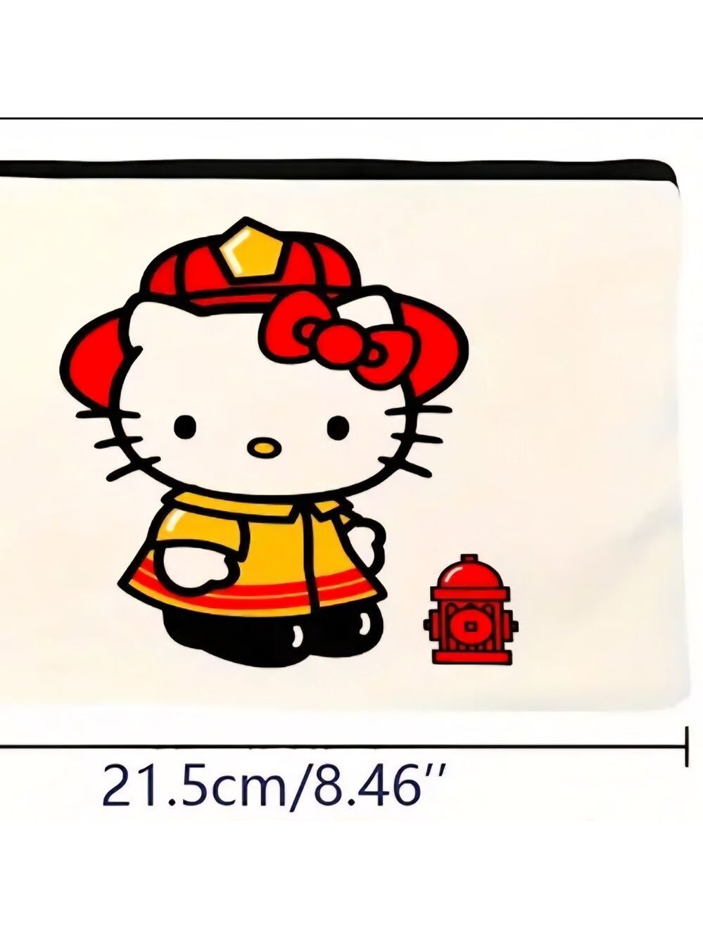 Hello Kitty Firefighter Cosmetics Bag/Pouch - Picture 4 of 6